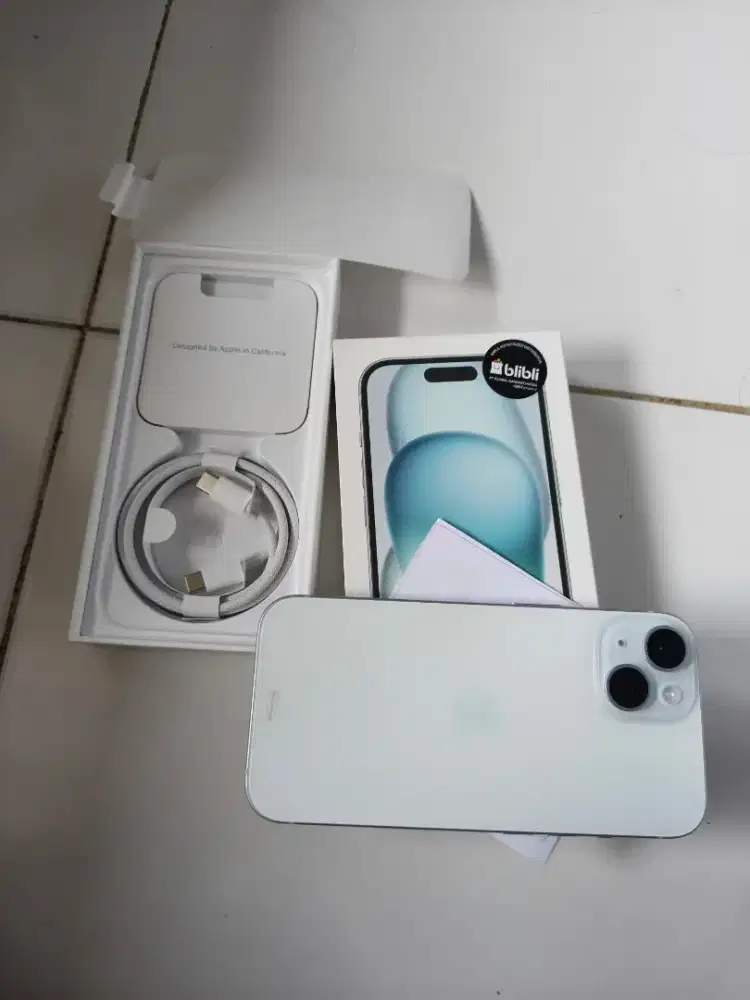 iPhone 15 256Gb Blue Blibli
