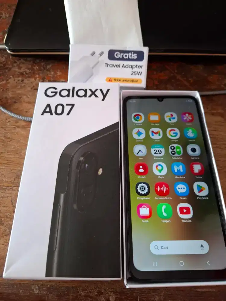 Samsung a07 4+4/64 baru empat hari pemakayan