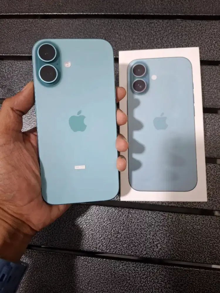 iPhone 16 128gb iBox teal sebulan pakai