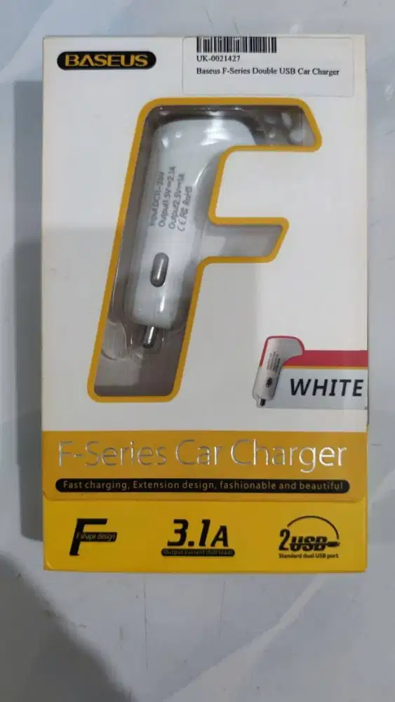 Baseus F-Series Double USB Car Charger