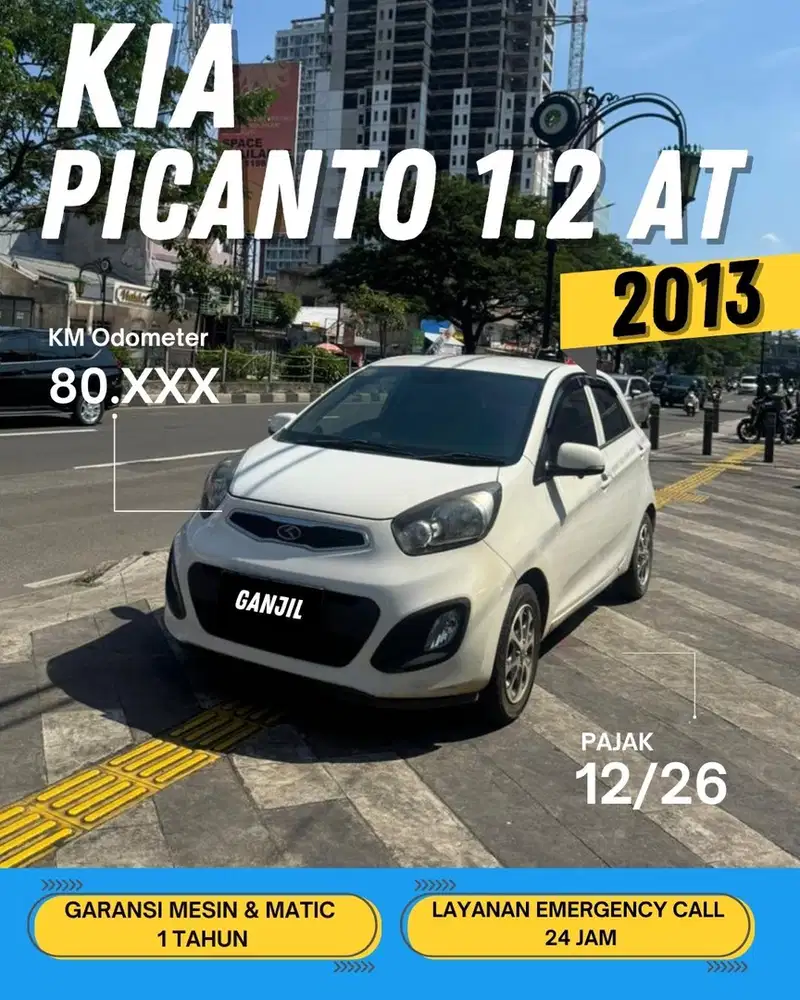 KIA PICANTO AT MATIC 2013 GANJIL