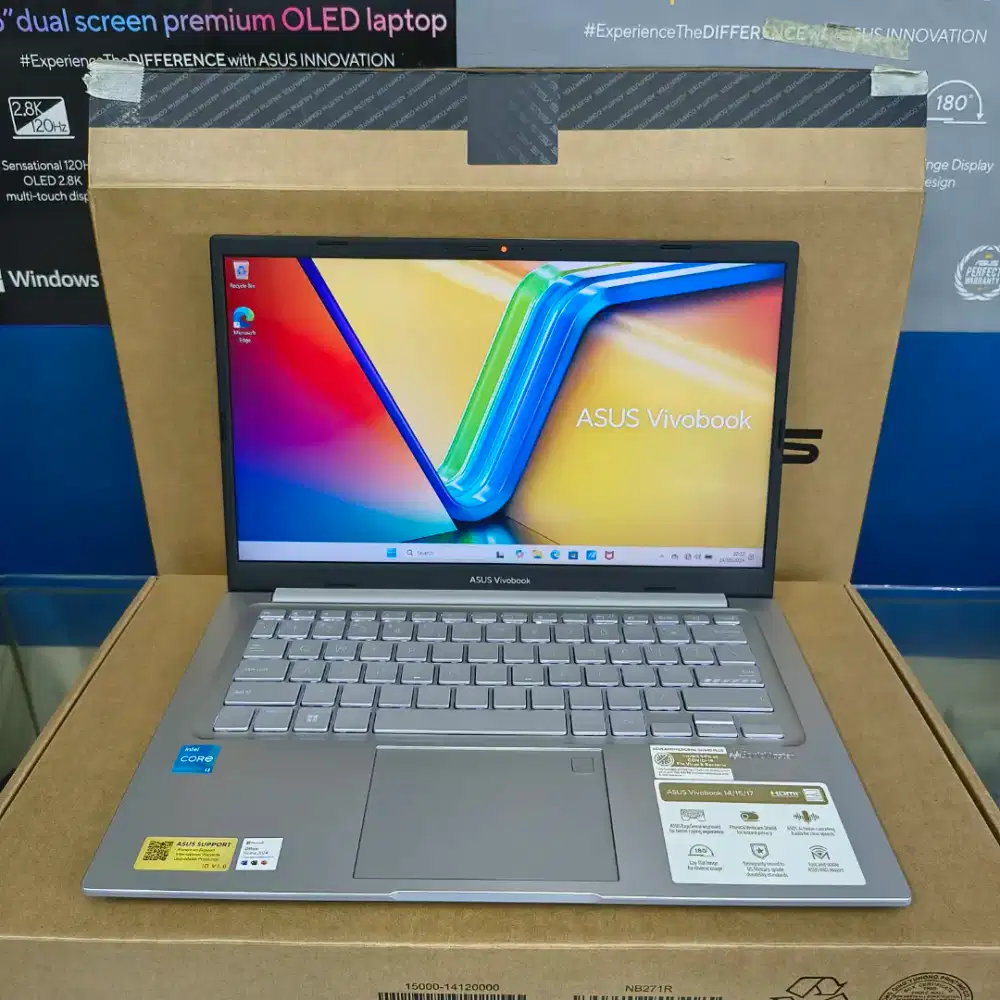 Asus VivoBook A1404V i3-1315U Ram8GB SSD256GB 14inc Likenew Bergaransi