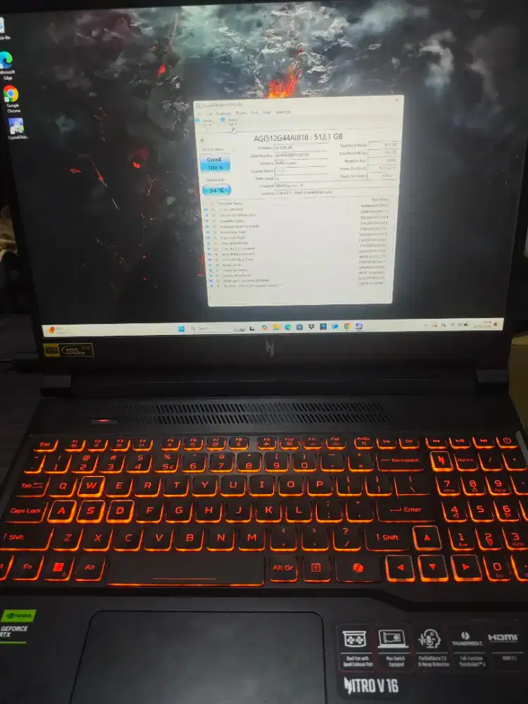 ACER NITRO V16 ANV16-71 RTX4060 i7-14650HX 32GB/1TB 180Hz Upgrade