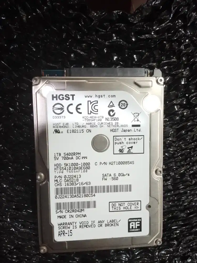 Harddisk Laptop 1 tera