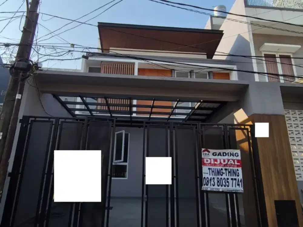 Ss.3634 - Murah !! Dijual Rumah Brand New 8x15 Minimalis Siap Huni di Kelapa Nias Hadap Selatan
