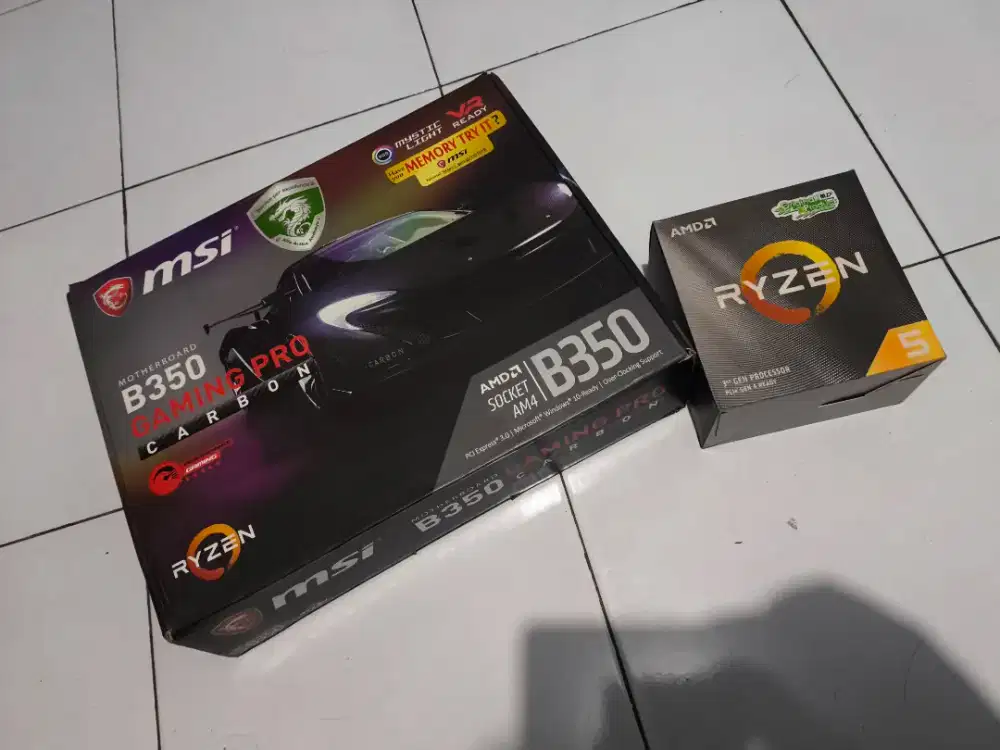Paket R5 3500x + Msi b350 gaming pro carbon + corsair CX500 80+ bronze