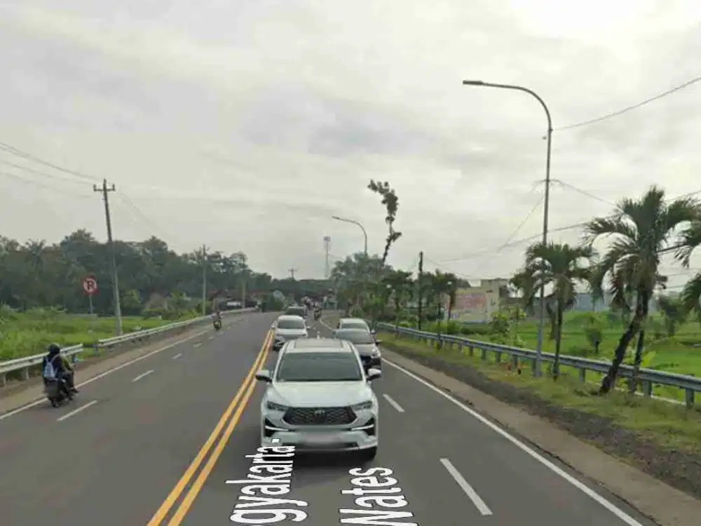 Tanah Dijual Tepi jl Nasional dekat SMPN 2 Pengasih