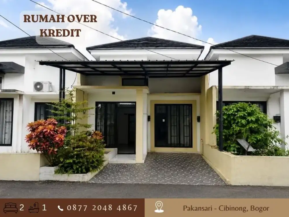 Rumah Take Over ccln flat 69JT di Cibinong dkt Stadion Pakansari Bogor