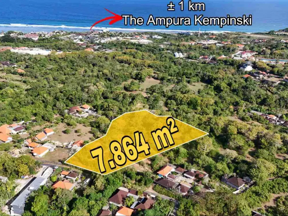 Tanah Murah View Laut Dekat Ampurva Kempinski Sawangan Nusa Dua Bali