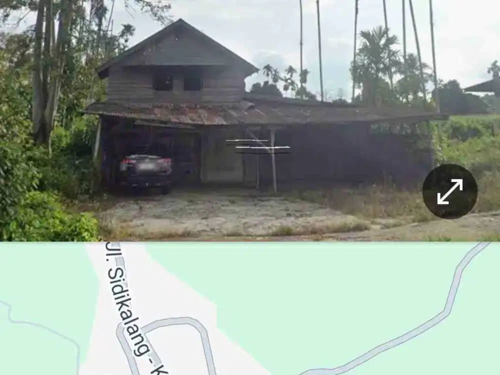 tanah luas untuk usaha pinggir jalan raya