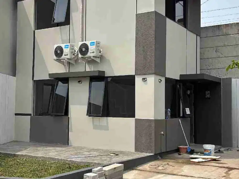 rumah baru ada AC siap huni park serpong