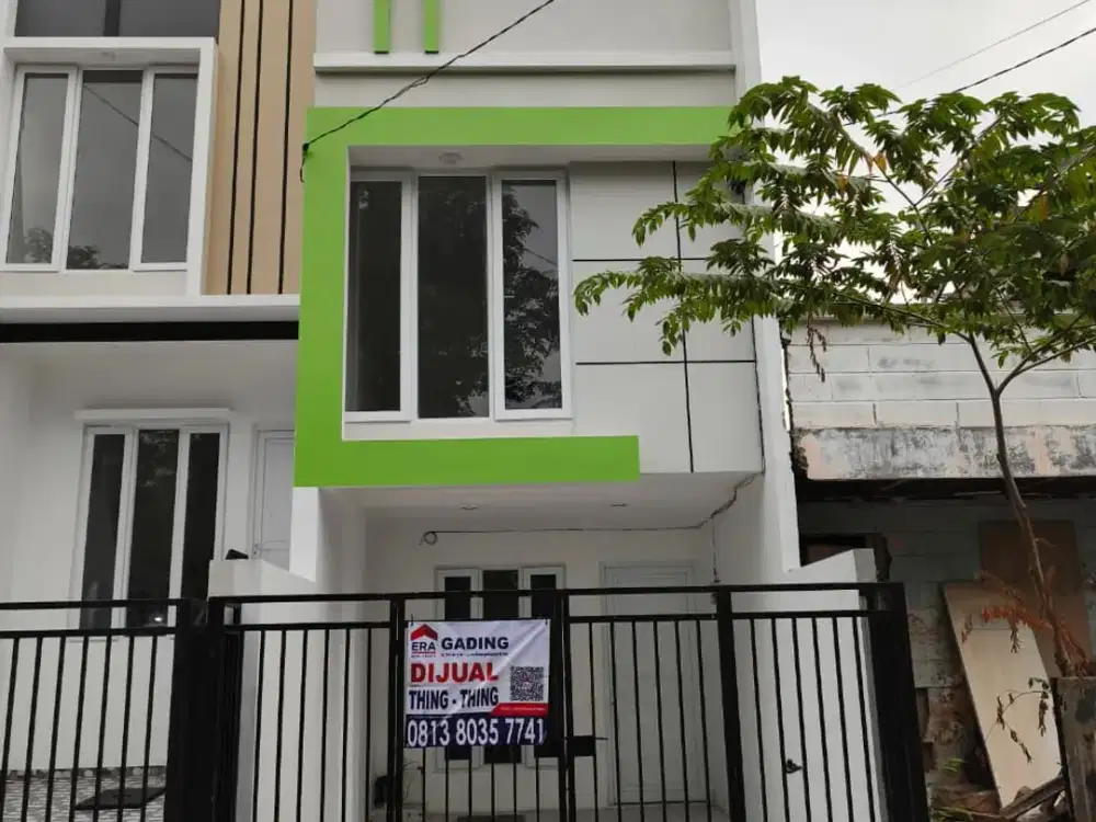 Ss.3689 - Murah !! Dijual Rumah Baru 3,5 x 15 Minimalis Siap Huni di Gading Griya Residence Hadap Timur