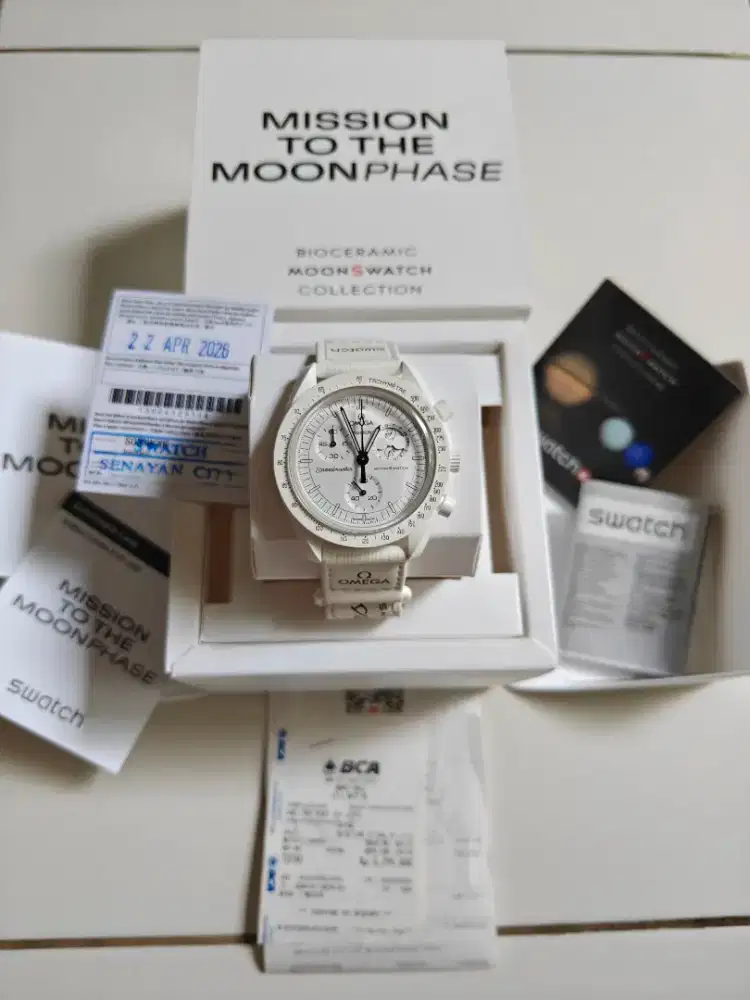 Swatch X Omega snoopy Mission To The Moonphase Full Moon original full
