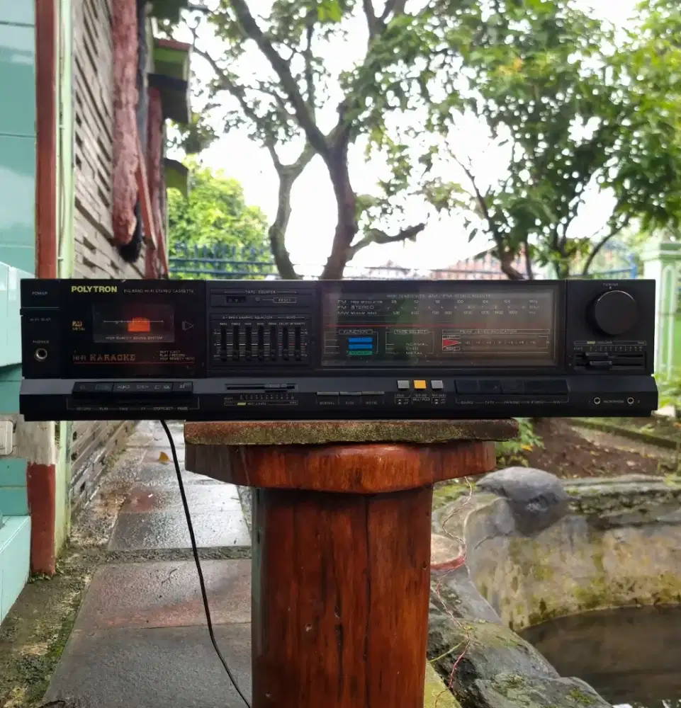 Tapedeck POLYTRON Bigband BB 453 K All Fungsi Normal Original