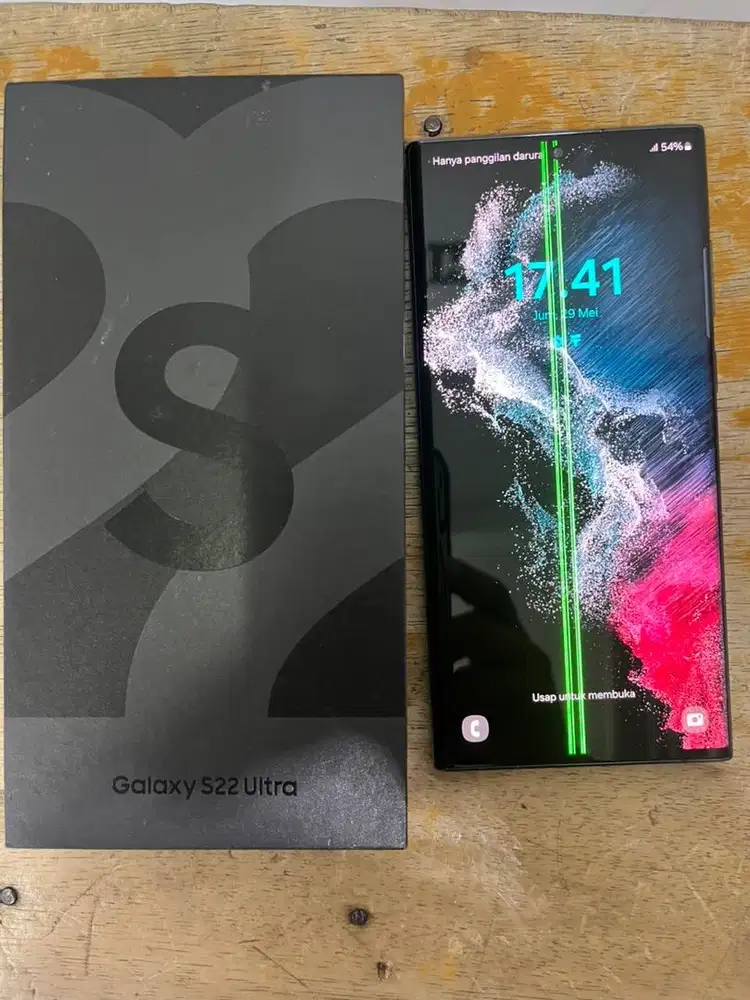 Samsung s22ultra 12/256gb fullset minus layar