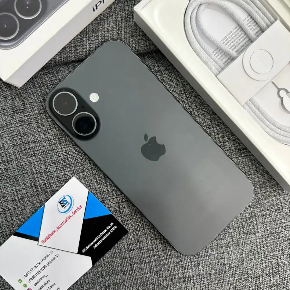 Iphone 17 256gb black ex ibox like new jual cepet !!