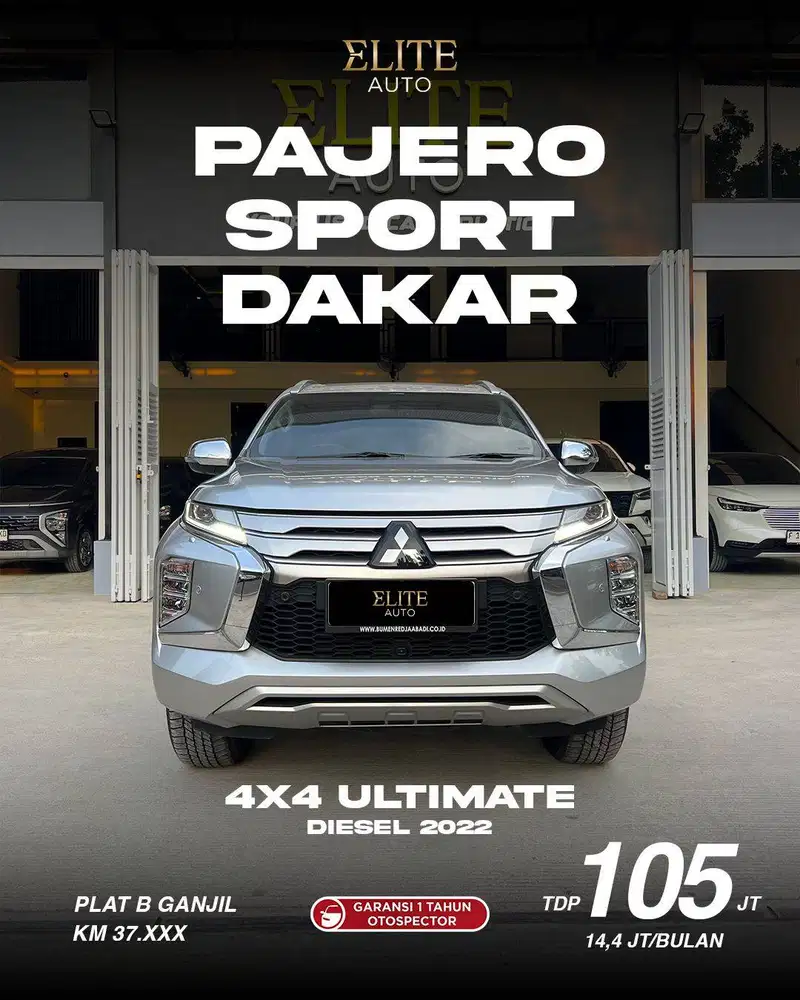 [SUPER CONDITION] Mitsubishi Pajero Sport 2.4 Dakar 4x4 Ultimate 2022
