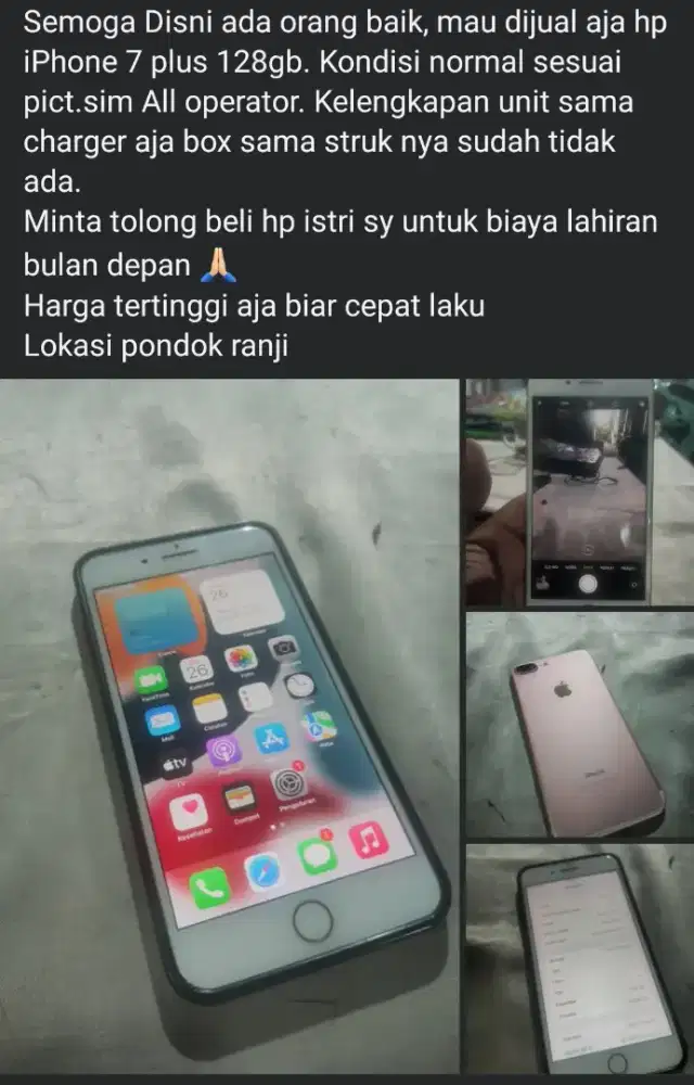 iPhone 7 plus 128