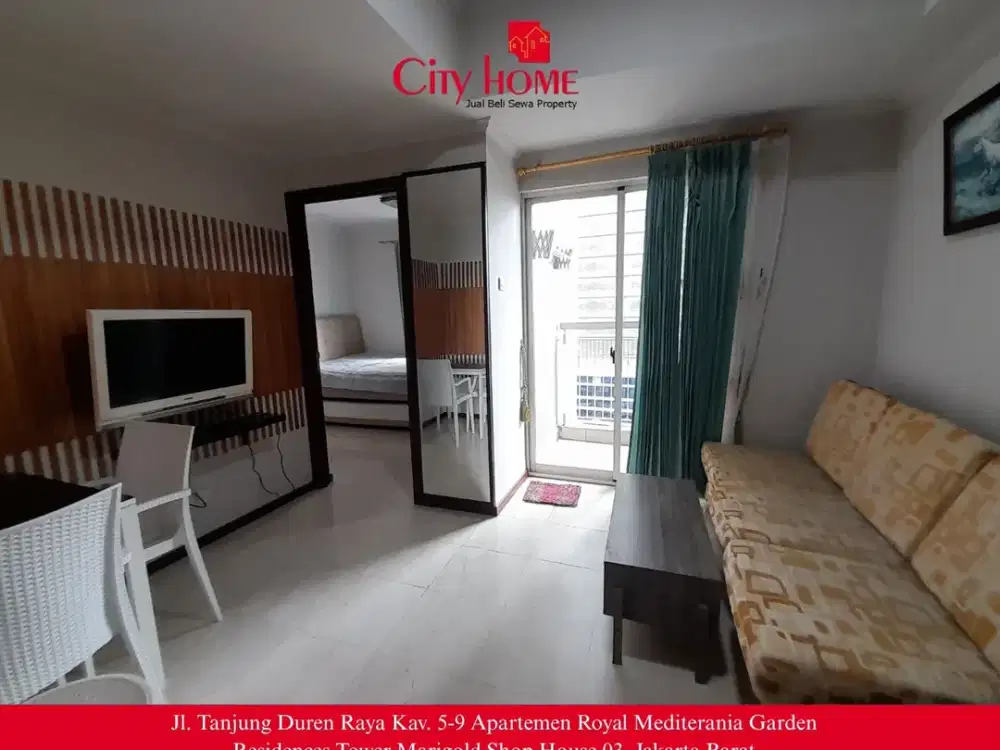 Disewakan - 1 BR Royal Mediterania Garden Apt at Podomoro City