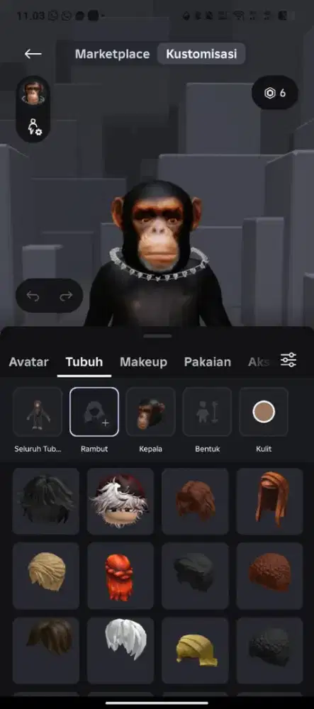 AKUN ROBLOX BAJU BANYAK