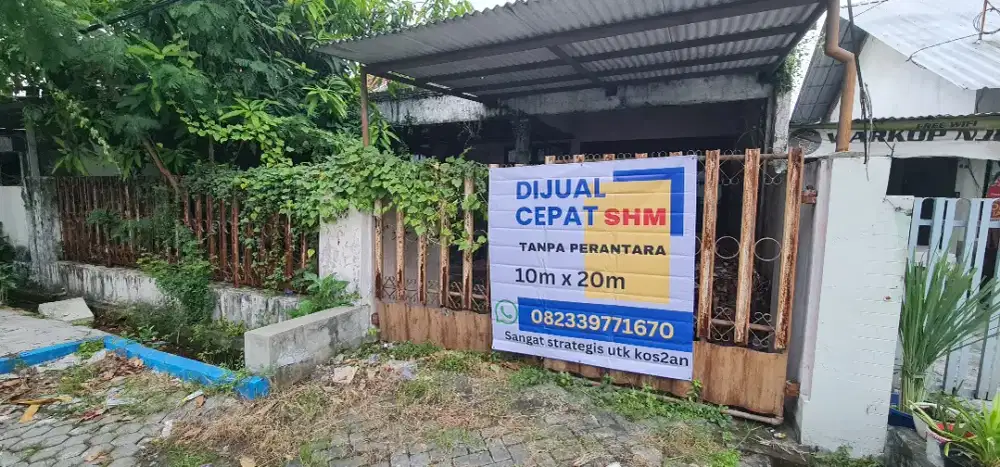 Tanah strategis kos Ubaya Tenggilis