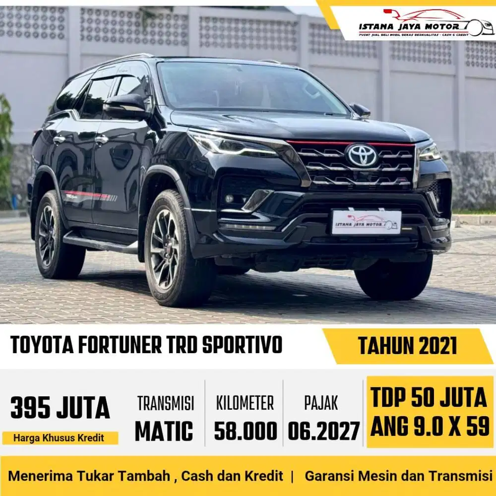 [FREE COATING] Toyota Fortuner VRZ TRD Diesel AT 2021