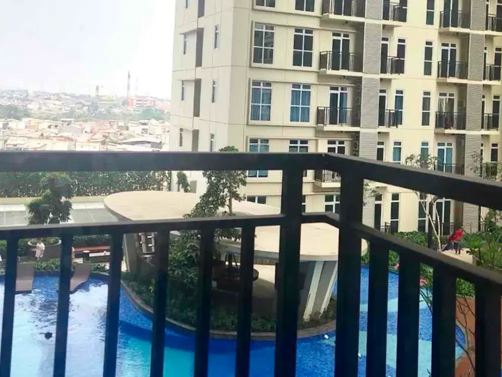 Jual Apt Puri Orchard OG 1BR Bagus Rapi View POOL Lantai 3