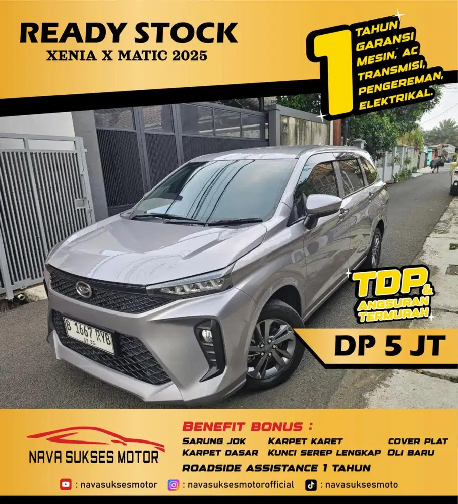 TDP 5 JUTA - XENIX X MATIC 2025