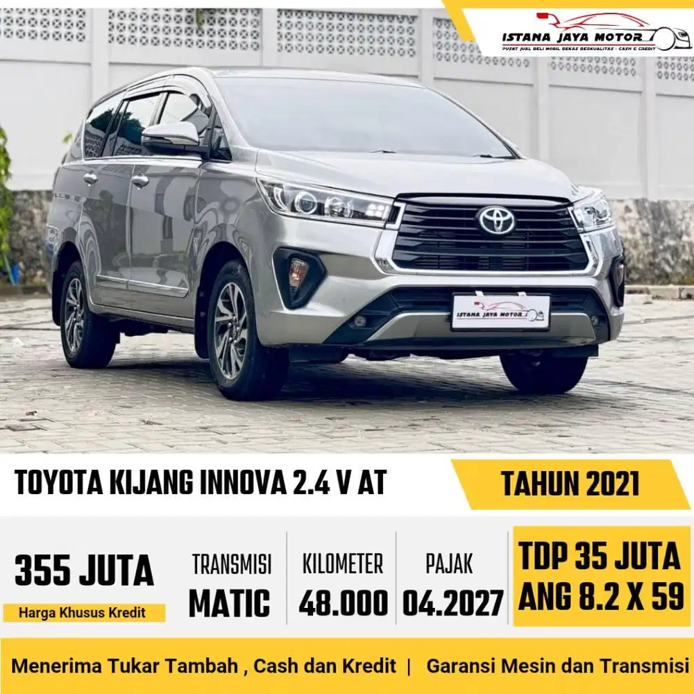 [LOW KM] Toyota Kijang Innova 2.4 V Automatic 2021