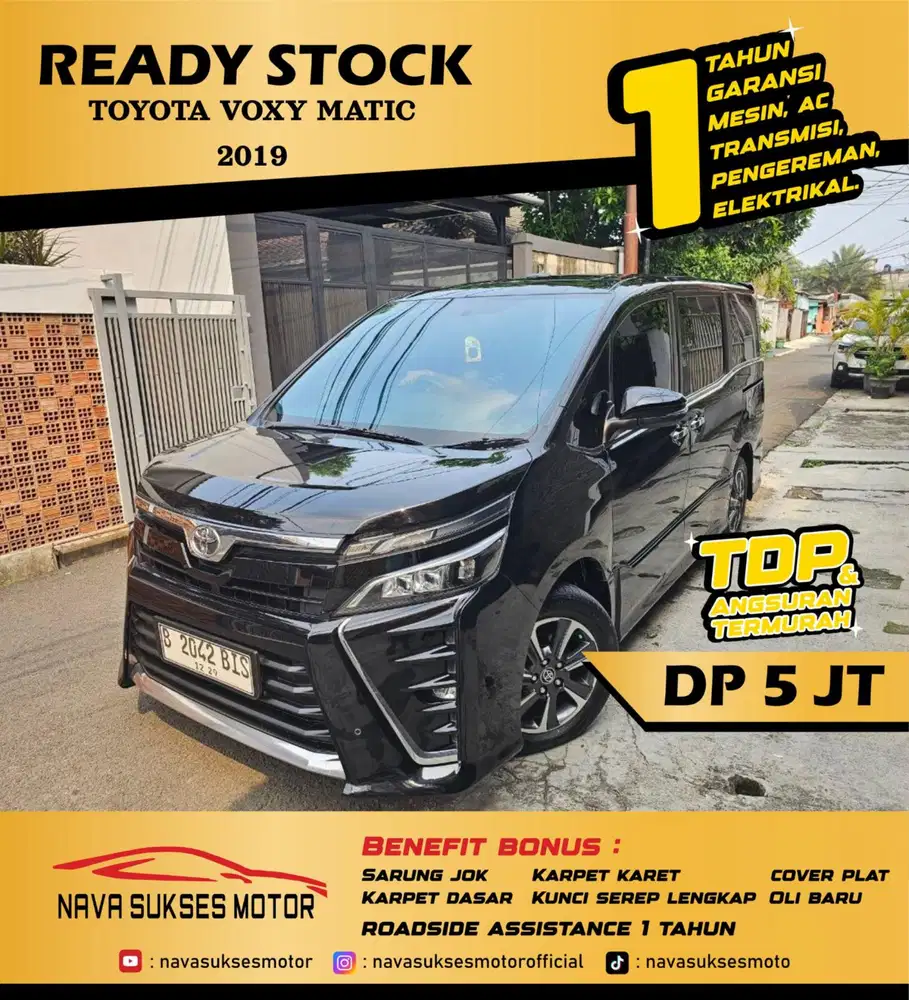 TDP 5 JUTA - TOYOTA VOXY 2019