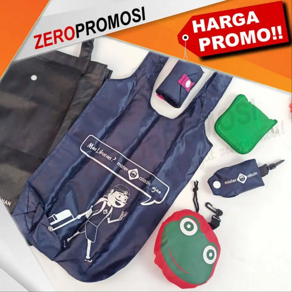 Tas Lipat Custom Logo Souvenir Promosi Praktis untuk Event & Perusah