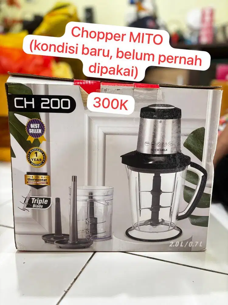 Chopper, Juicer, penggiling, alat bakar