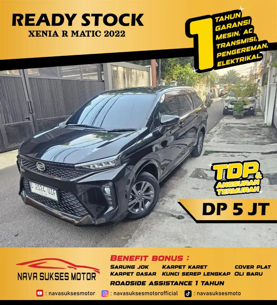 TDP 5 JUTA - XENIA R MATIC 1.3 2022
