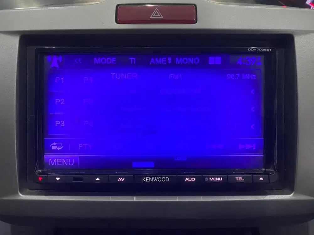 Head unit Kenwood 7in Bekas Honda freed 2013