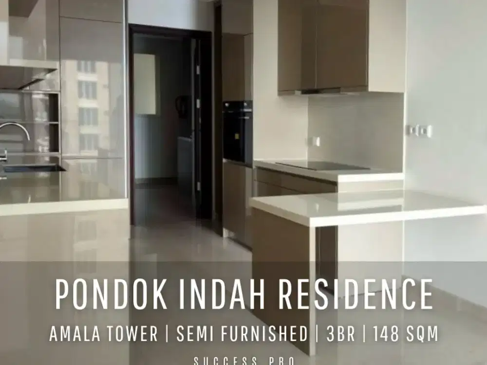 For Sell! Pondok Indah Residence Tower Amala Semi Furnished Low Floor With City View