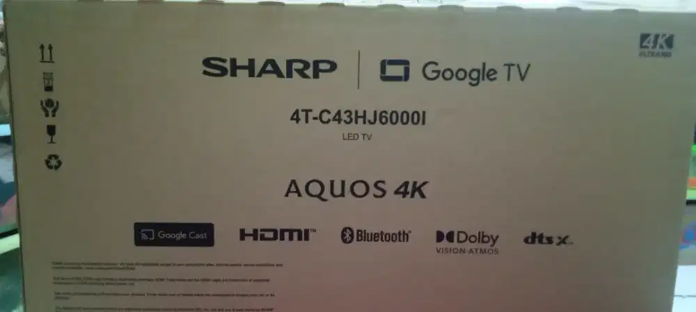 led android goggle 4k sharp Aquos 43 inch