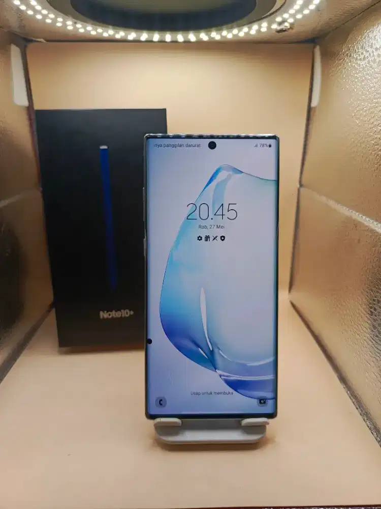 SAMSUNG NOTE 10+ 5G RAM 12/256GB ORIGINAL SEIN MULUS FULLSHET

TAMPILA