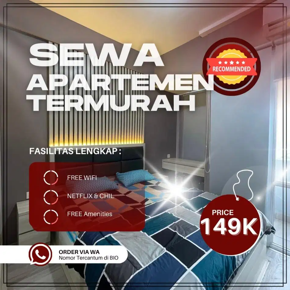 Disewakan Apartemen Springlake Summarecon Bekasi Harian/Transit Murah