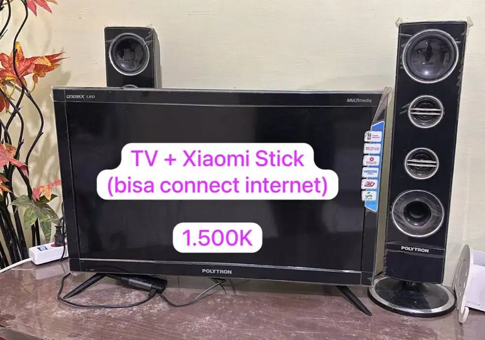 Televisi + Xiaomi TV Stick