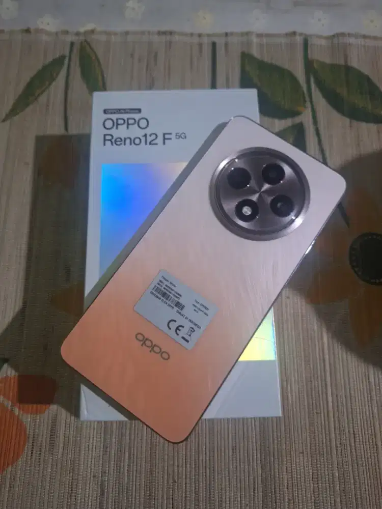 Oppo reno 12f 5g 12/512 lengkap
