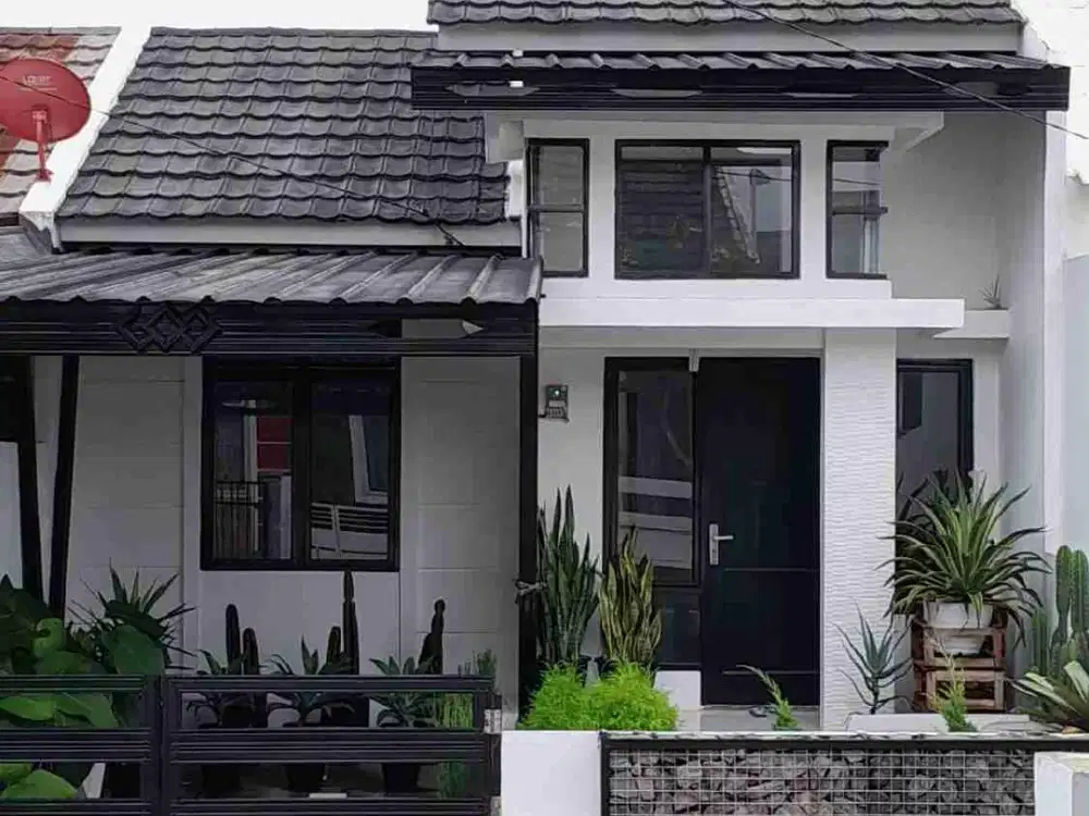 jual rumah di rancamaya bogor selatan view gunung salak