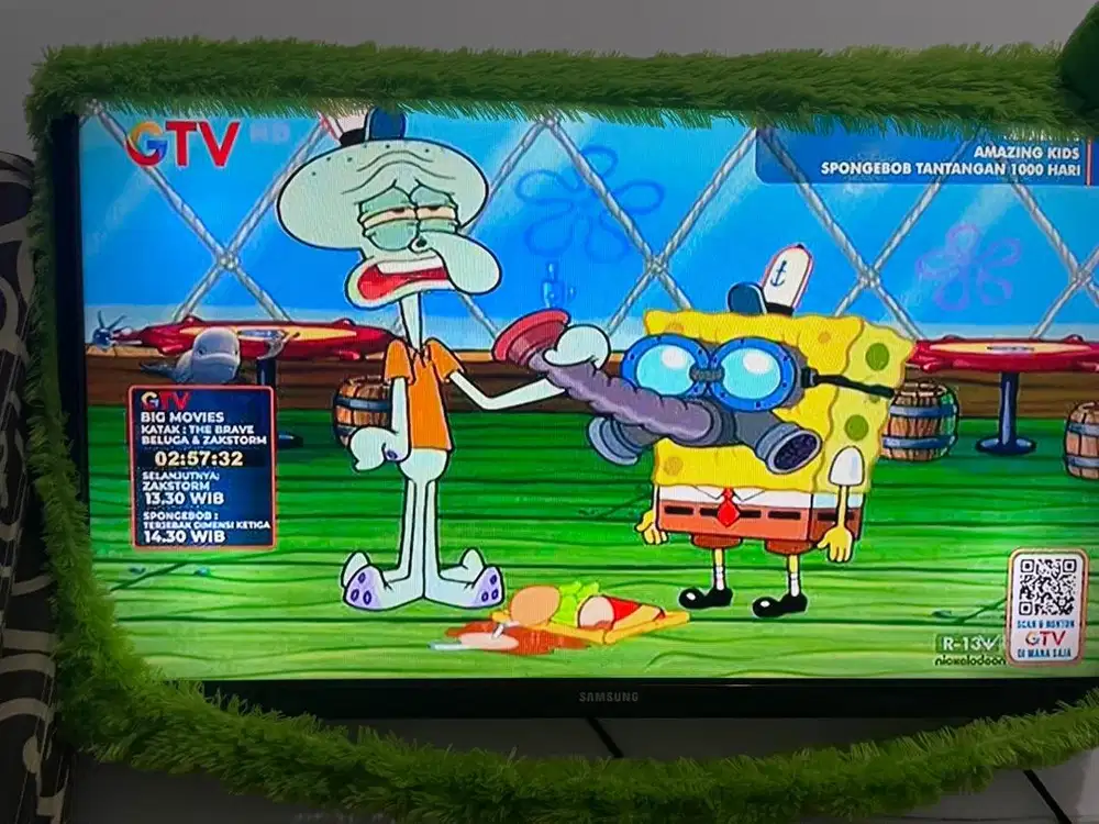 Tv samsung 32 inch free STB