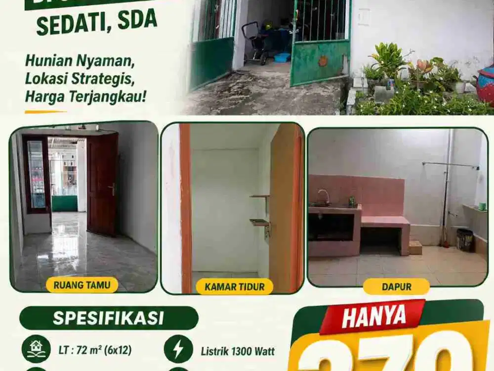 Rumah Murah siap Huni di Griya Candra Mas, Sedati, Sda