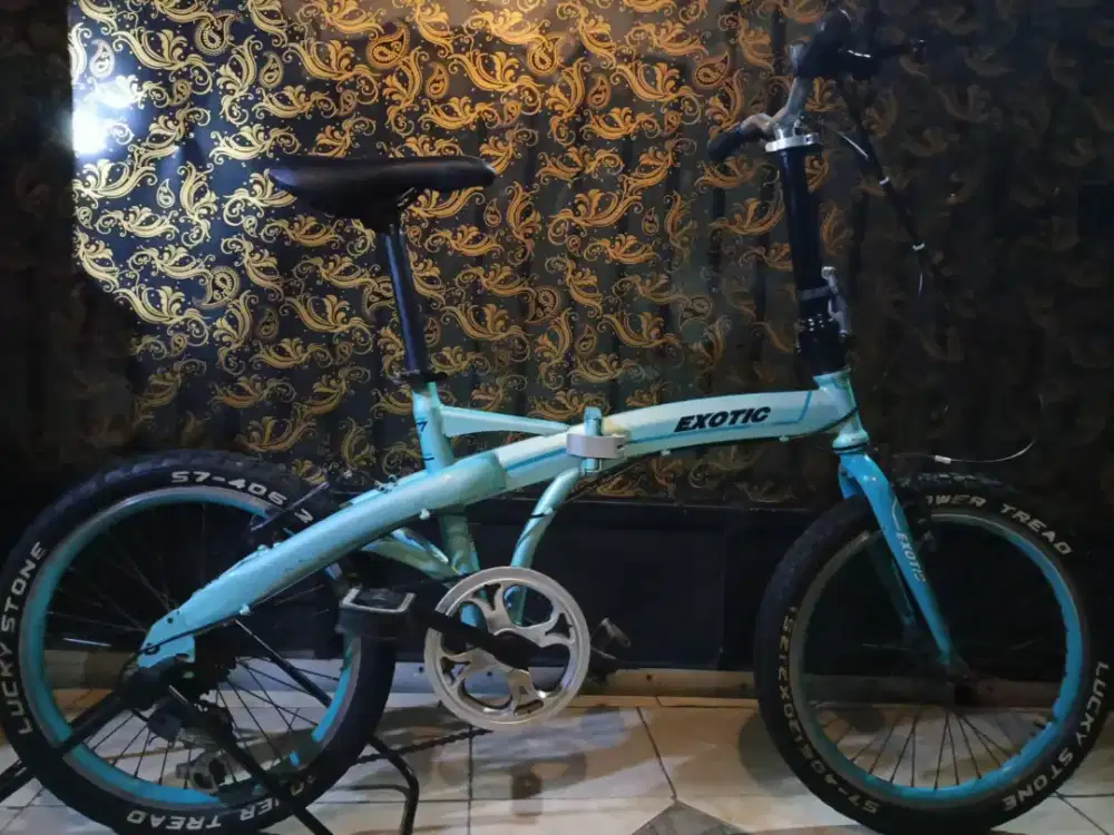 Dijual sepeda lipat kondisi siap pake murah bagus