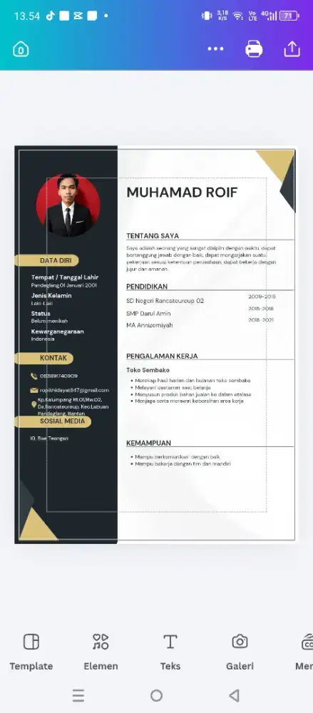 Mencari pekerjaan