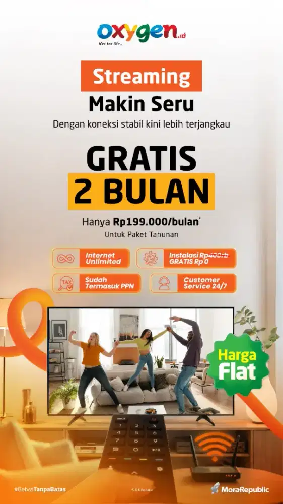 Pemasangan Wifi Oxygen