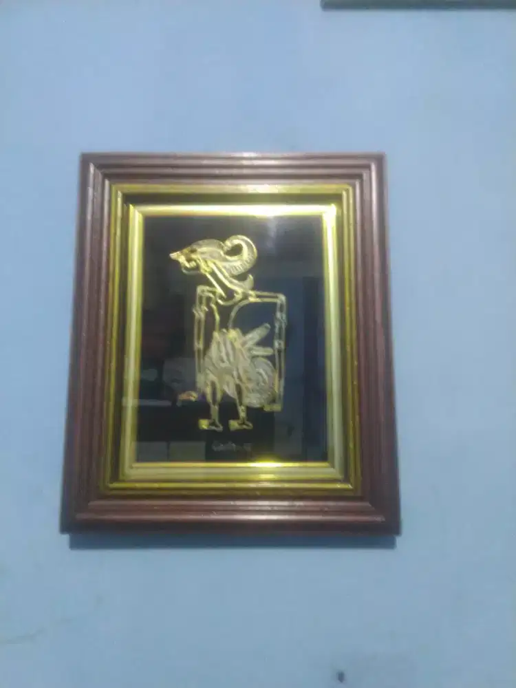 Jual frame silver tokoh wayang sadewa