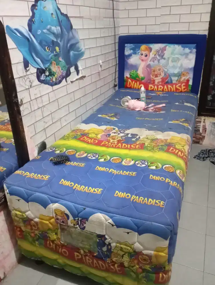 Kasur Sorong anak 200x90cm motif dino