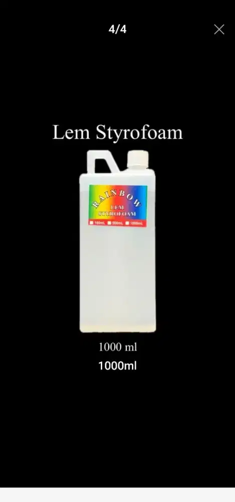 Lem gabus styrofoam 1000ml