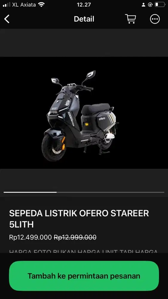 sepeda listrik,starer 5lit promo